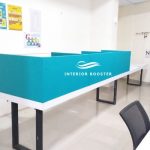 Sekat meja kantor Tn Y di Sleman, Sumber: doc pribadi