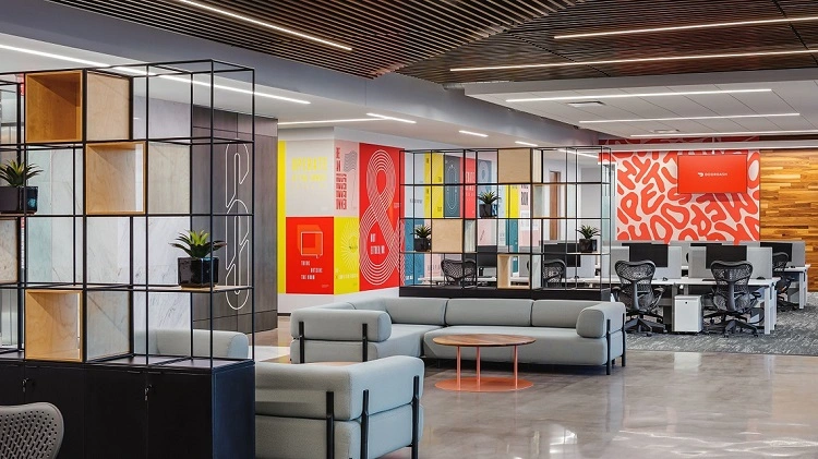 Kantor dengan gaya kontemporer, Sumber: spacestor.com