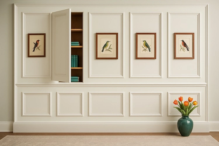 Penyimpanan dengan kabinet tersembunyi, Sumber: cabinetchic.com